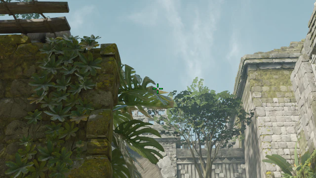 Where to aim before releasing the throw