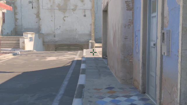Where to aim before releasing the throw
