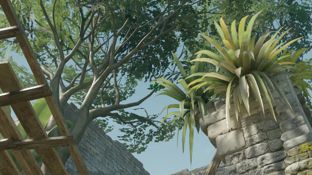 Where to aim before releasing the throw