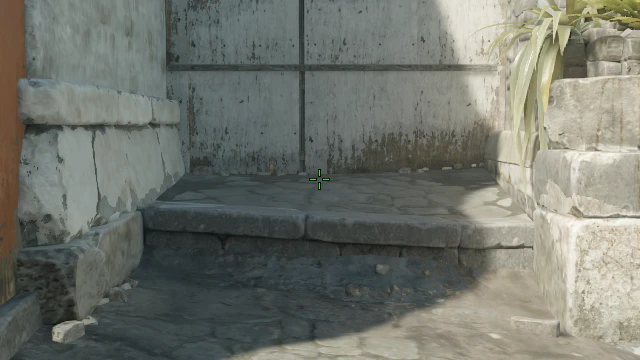 Where to aim before releasing the throw