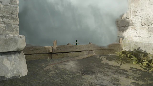 Where to aim before releasing the throw