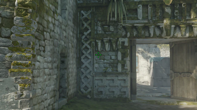 Where to aim before releasing the throw