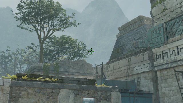 Where to aim before releasing the throw