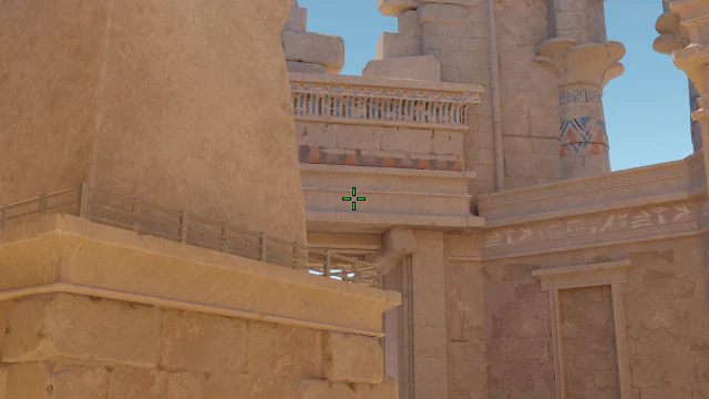 Where to aim before releasing the throw