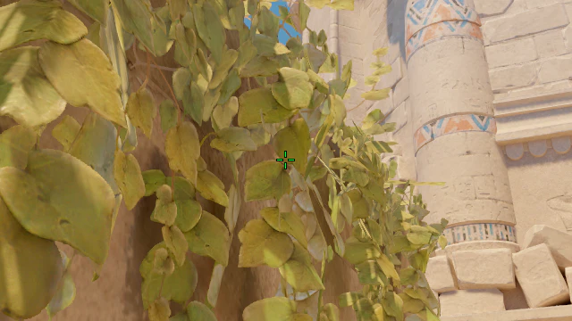 Where to aim before releasing the throw