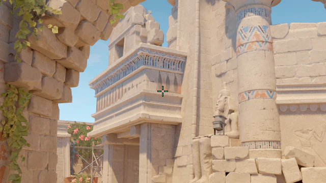 Where to aim before releasing the throw