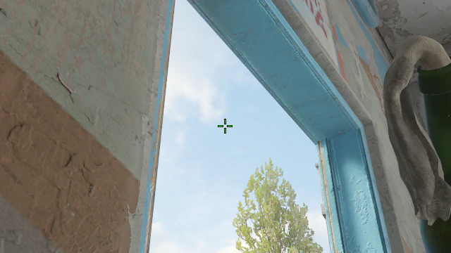 Where to aim before releasing the throw