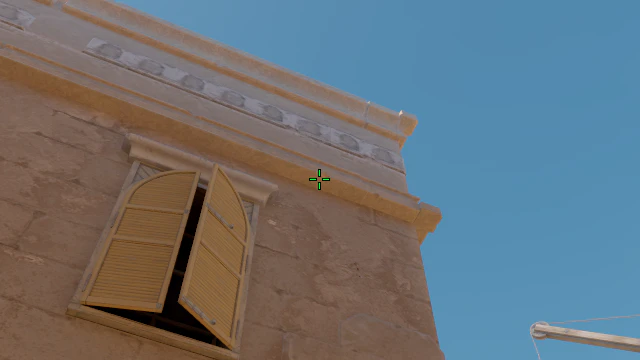 Where to aim before releasing the throw