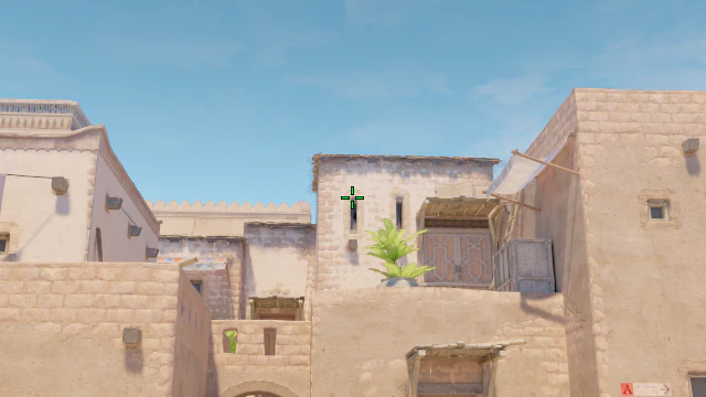 Where to aim before releasing the throw