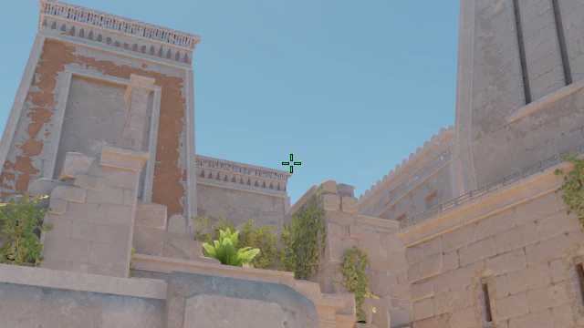 Where to aim before releasing the throw