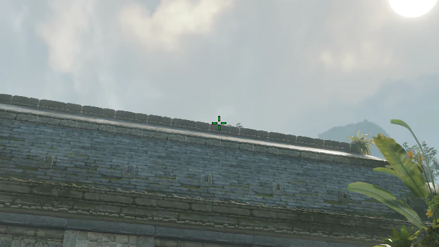 Where to aim before releasing the throw