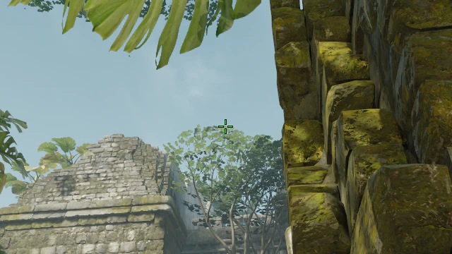 Where to aim before releasing the throw