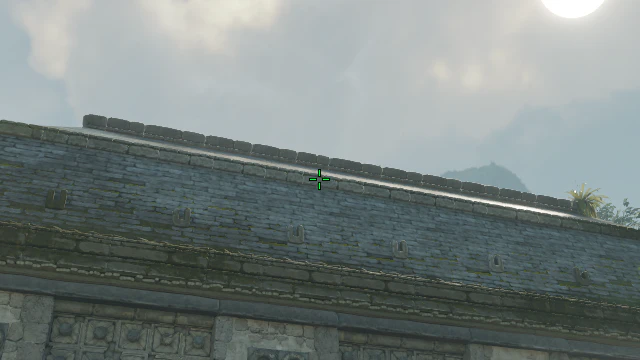 Where to aim before releasing the throw