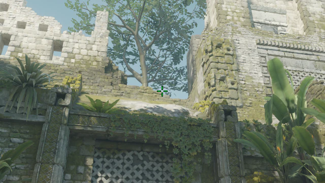 Where to aim before releasing the throw