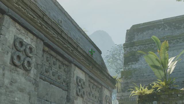 Where to aim before releasing the throw