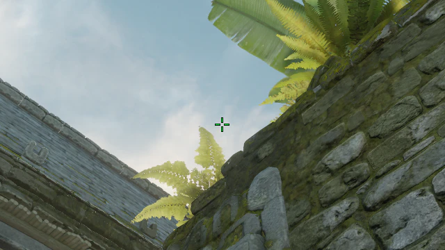 Where to aim before releasing the throw