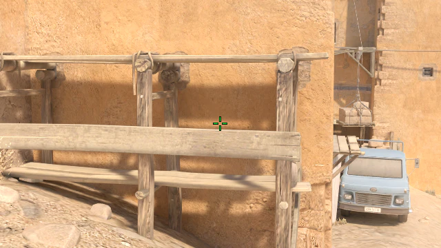 Where to aim before releasing the throw