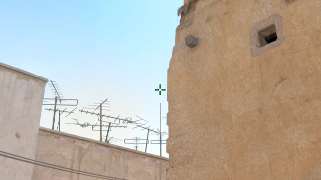 Where to aim before releasing the throw