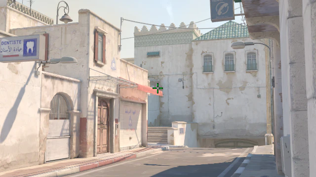 Where to aim before releasing the throw