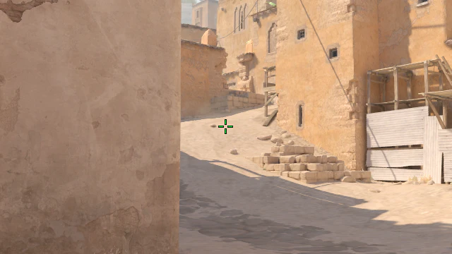 Where to aim before releasing the throw