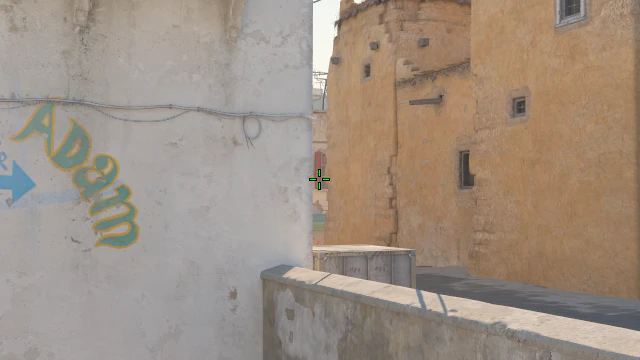 Where to aim before releasing the throw