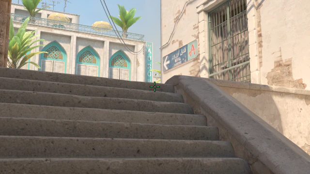 Where to aim before releasing the throw