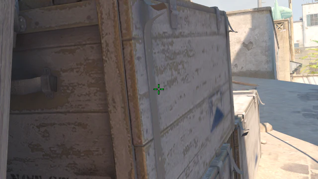 Where to aim before releasing the throw