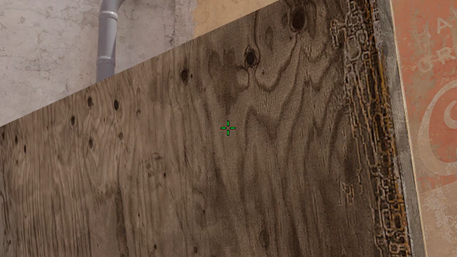 Where to aim before releasing the throw