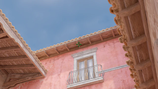 Where to aim before releasing the throw