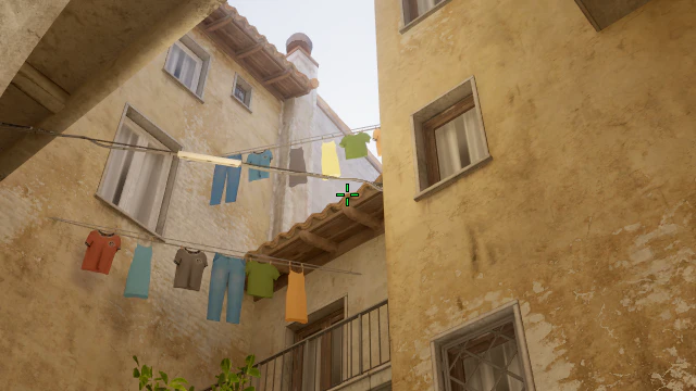 Where to aim before releasing the throw