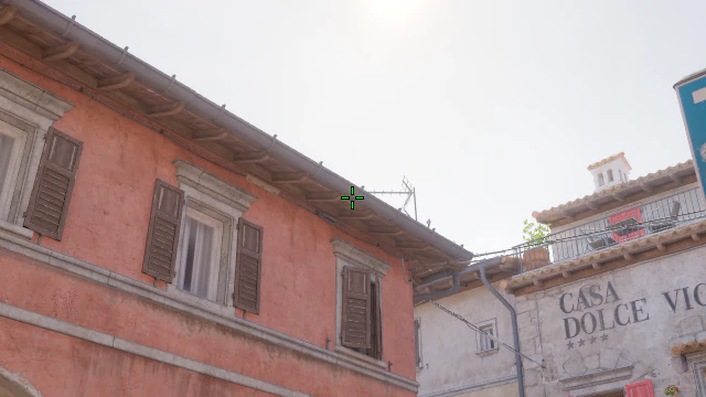 Where to aim before releasing the throw