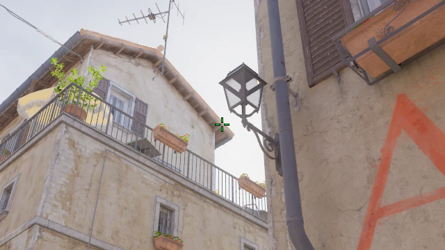 Where to aim before releasing the throw