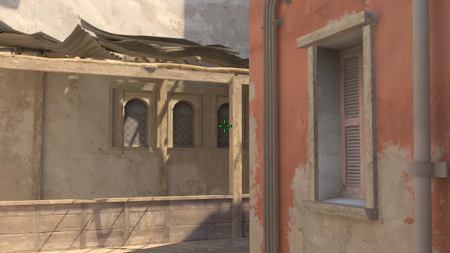 Where to aim before releasing the throw