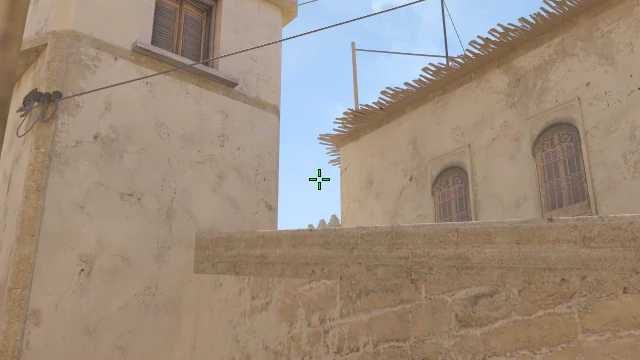 Where to aim before releasing the throw