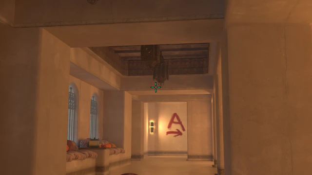 Where to aim before releasing the throw