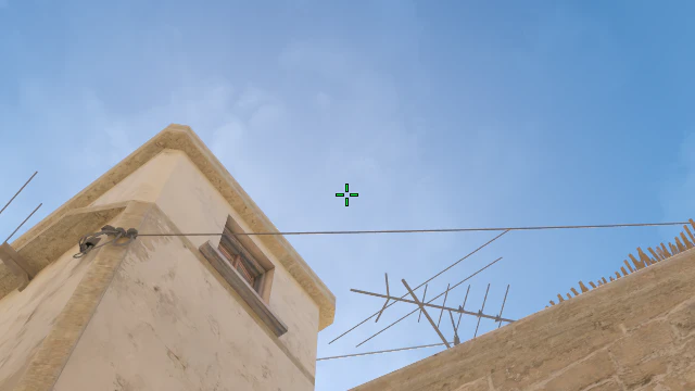Where to aim before releasing the throw