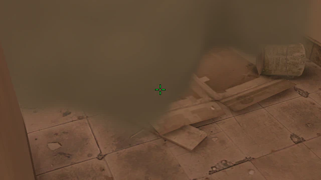 Where to aim before releasing the throw