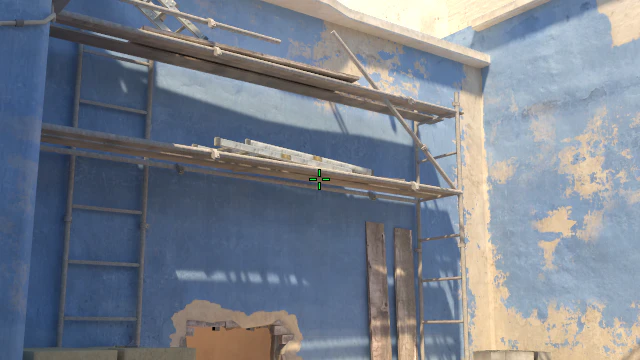 Where to aim before releasing the throw