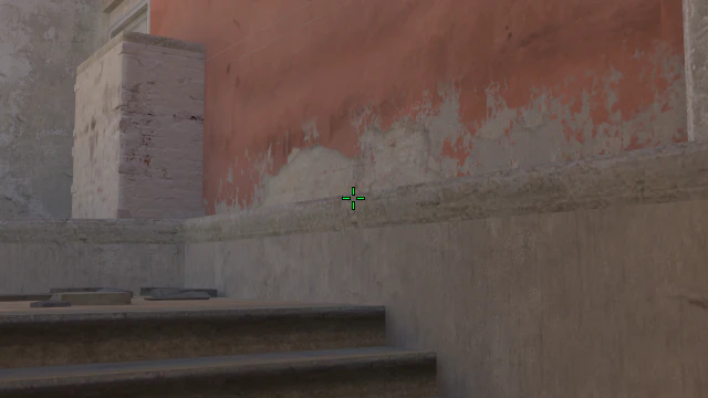 Where to aim before releasing the throw