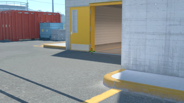 Where to aim before releasing the throw