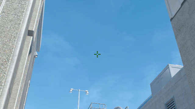 Where to aim before releasing the throw