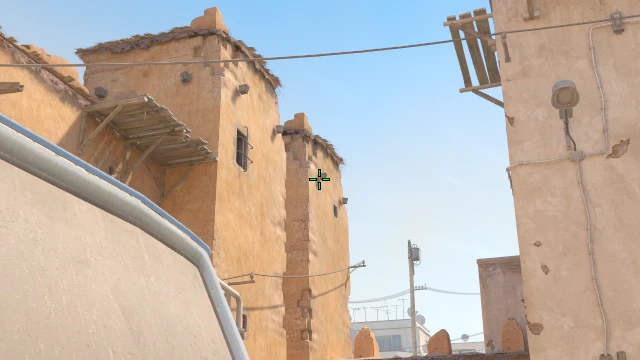 Where to aim before releasing the throw