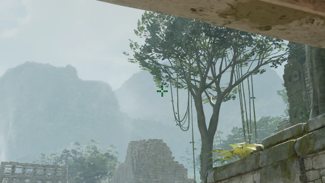 Where to aim before releasing the throw