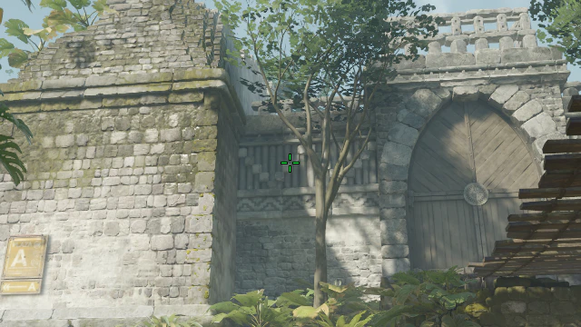 Where to aim before releasing the throw