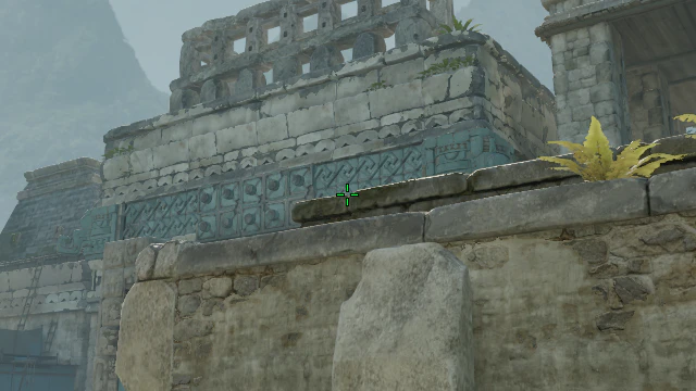 Where to aim before releasing the throw