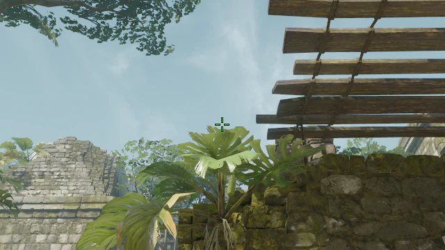 Where to aim before releasing the throw