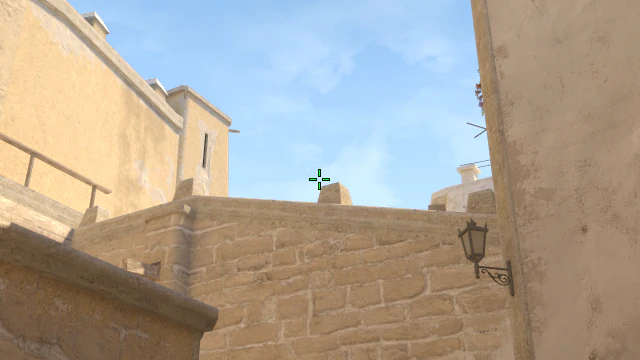 Where to aim before releasing the throw