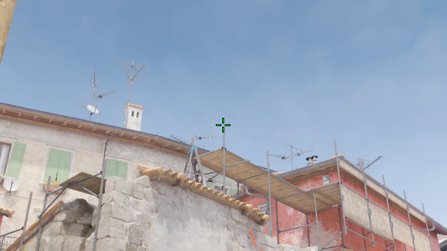 Where to aim before releasing the throw