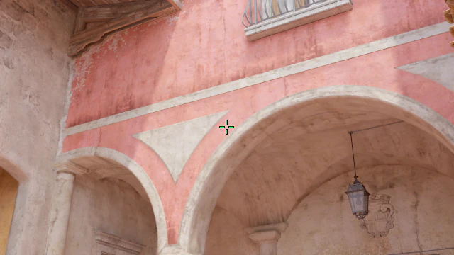 Where to aim before releasing the throw