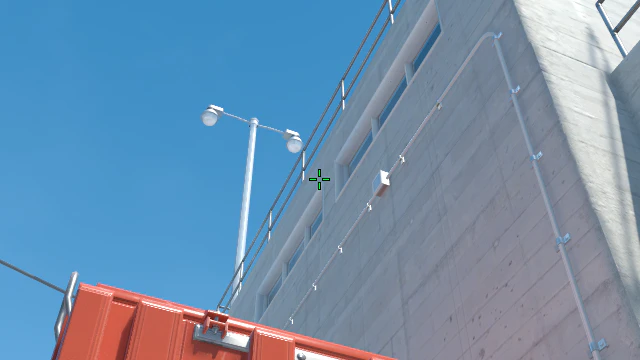 Where to aim before releasing the throw